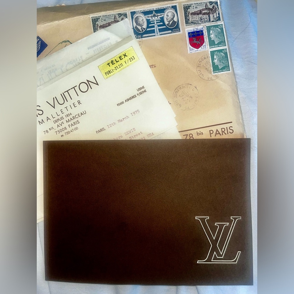 Louis Vuitton French Catalog from Paris 1974 Vintage